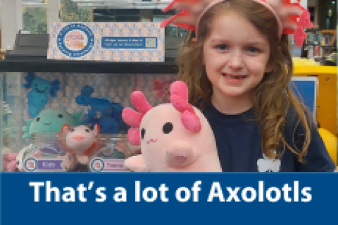 Child with stuffed animal